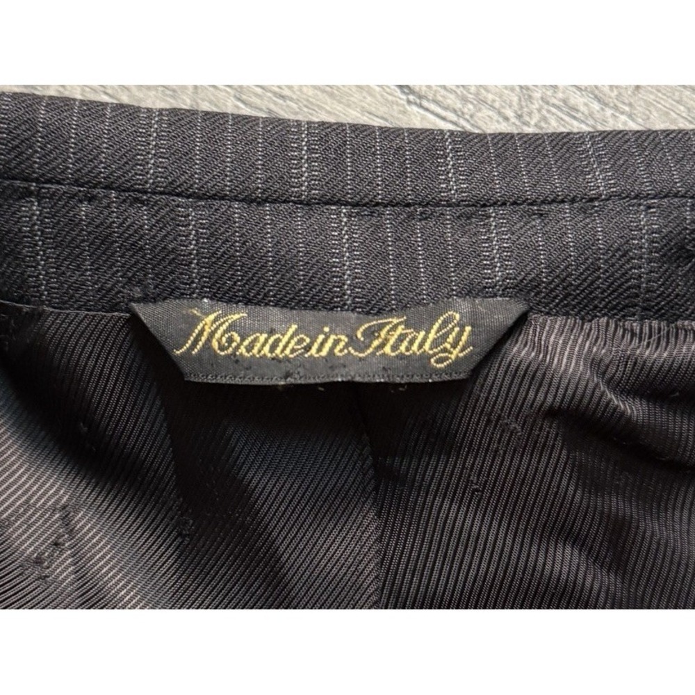Ermenegildo Zegna Traveler Blazer Men 42R 100% Wool Striped Jacket Made In Italy - Picture 9 of 14